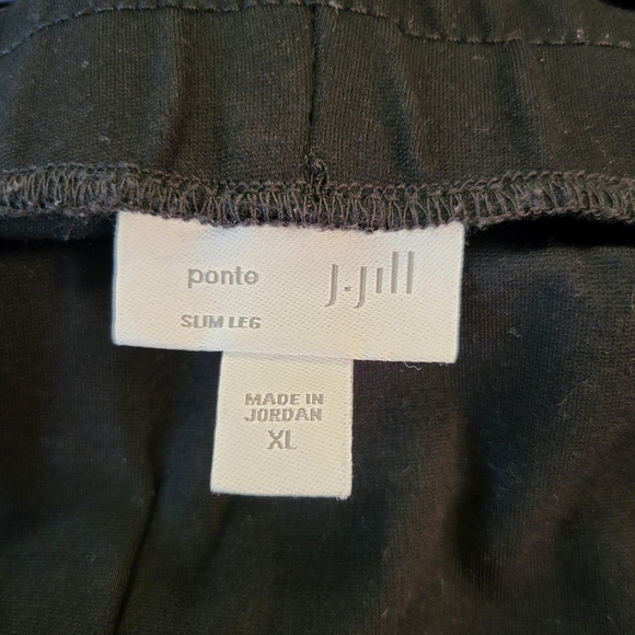 J. Jill Ponte Slim Leg Pull On Pants Size XL EUC - Picture 4 of 6